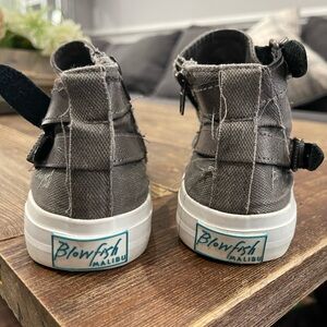 Blowfish Charcoal Canvas Athletic Shoes
